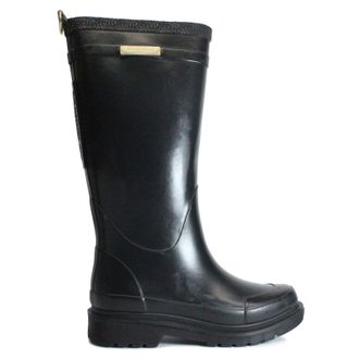 Ilse Jacobsen Rub350 Rubber Womens Calf Length Boots - Black - Size:UK 5.5