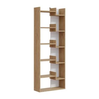 Calicosy 5-Shelf Bookcase, H162.4 Cm - KLAPO in Light Oak
