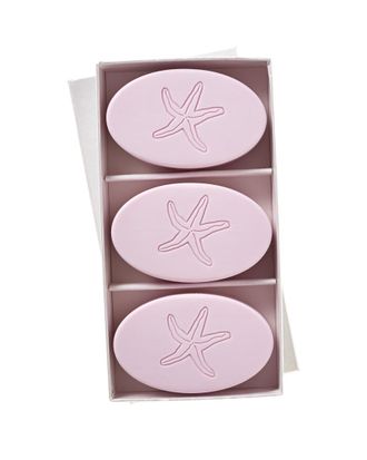 Carved Solutions Starfish Set Of 3 Soap Bars