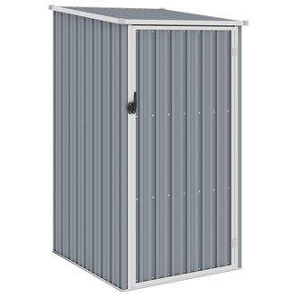 Berkfield Home Garden Shed Grey 87x98x159 cm Galvanised Steel | Size: 87 x 98 x 159 cm