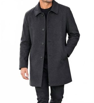 Theory Randall Coat In Gray