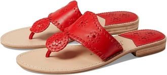 Jack Rogers Jacks Slide 111231JK01 Flip Flop Fire Red Sandals ZAP823