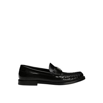 Dolce & Gabbana Loafers, female, Black, 3 1/2 UK, Polished Calfskin Loafers