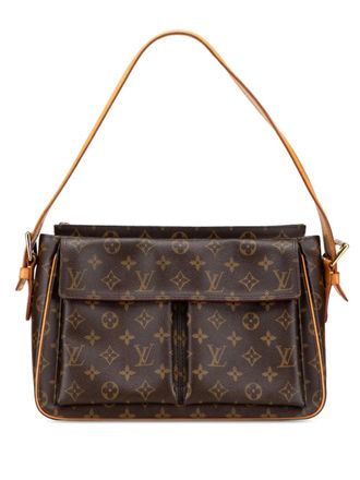 Louis Vuitton 2003 Monogram Viva Cite GM shoulder bag - women - Fabric/Leather - One Size - Brown