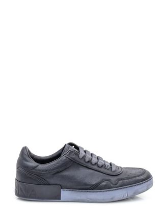 Dolce & Gabbana Dolce & Gabbana Leather Sneakers With Contrasting Sole