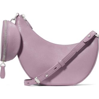 Kate Spade New York duo glazed leather crossbody bag in Market Purple at Nordstrom