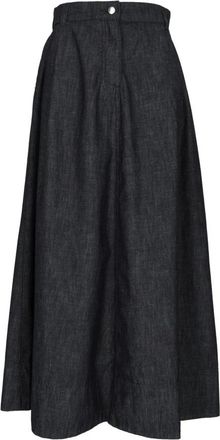 Emporio Armani Denim Rok - Dames - Spijkeroverhemden - Blauw - XS - Denim - Overhemden