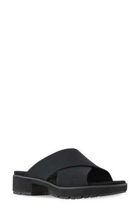 Munro Dekkie Slide Sandal in Black Stre at Nordstrom Rack, Size 6