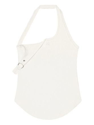 Courr&egrave;ges Undressed 90S Rib Buckle Tank Top Clothing