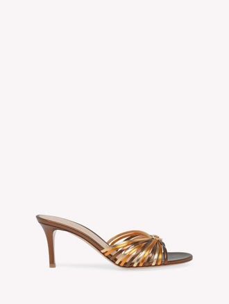 Gianvito Rossi Vyna Sandals in Hazelnut Nappa at Nordstrom, Size 38.5