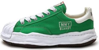 Miharayasuhiro BLAKEY OG Sole Canvas Low-top Sneaker Green A08FW735-GRN