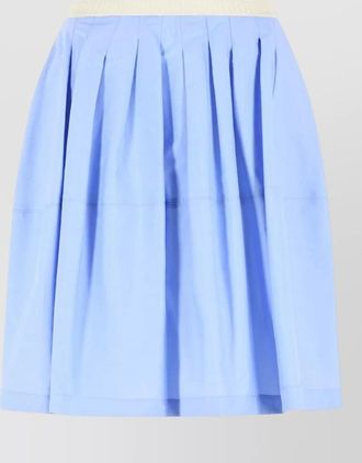 Marni cotton skirt knee length pleated design