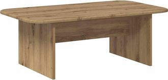 vidaXL Mesa De Caf&eacute; Roble Artisan 93 X 53 X 33 Cm Madera De Ingenier&iacute;a Vidaxl