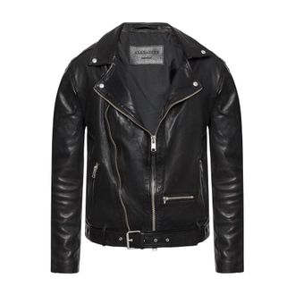 Allsaints Lederjacken - Schwarz