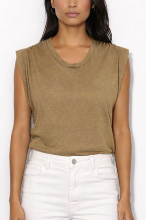 Isabel Marant Kotty Tee In Khaki