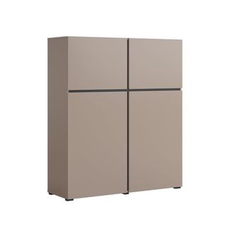 Petits Meubles Aparador 4 puertas estratificado Topo