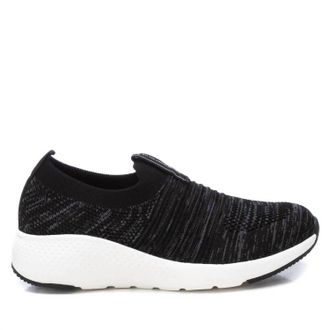 Xti Womens Technical Fabric Sneakers In Black