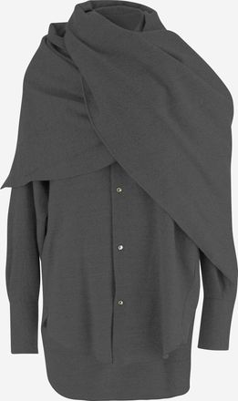 Darkpark Wool Shirt With Matching Shawl