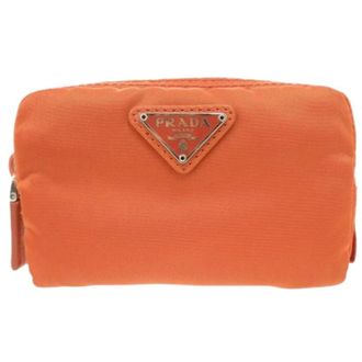 Prada Pre-owned Bags, female, Orange, Size: ONE SIZE Pre-owned Vintage Handbag