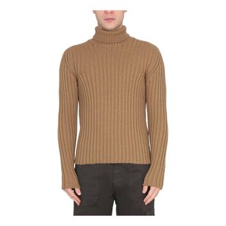 Ten c Turtlenecks, male, Beige, Size: M Maglia Dolcevita