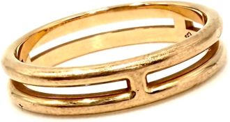 Herm&egrave;s Pink Gold (18K) Band Ring (Pre-Owned)