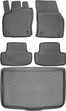 OEM Juego De Alfombrillas Para Coche Y Maletero Para Audi Q2 Crossover (2016)