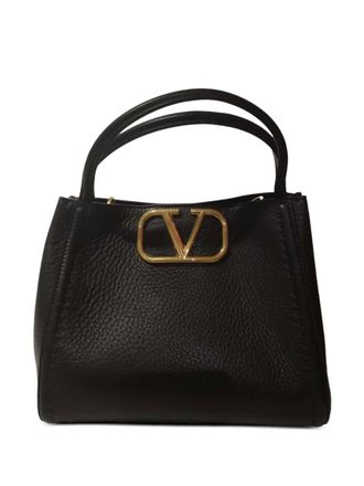 Valentino Garavani medium Alltime tote bag - women - Calf Leather - One Size - Black