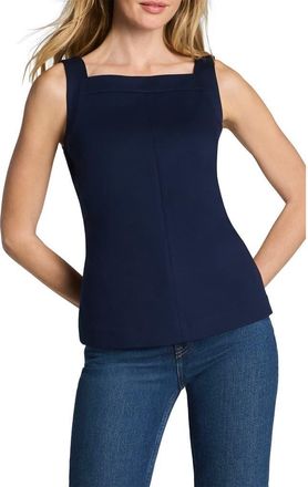Spanx Square Neck Tank in Timeless Navy at Nordstrom, Size 2X