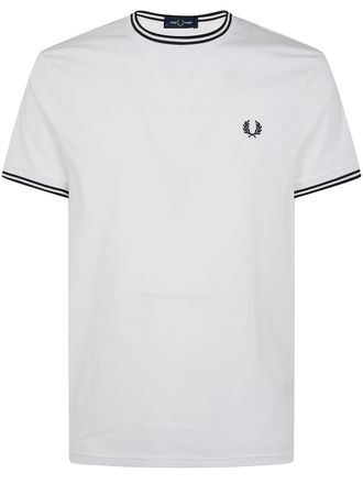 Fred Perry T-Shirt Manica Corta Twin Tipped