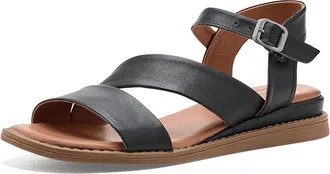 Miz Mooz Harmony Wedge Sandals Womens Wedge Shoes Black : EU 42 (US Womens 10.5-11) B - Medium, Leather