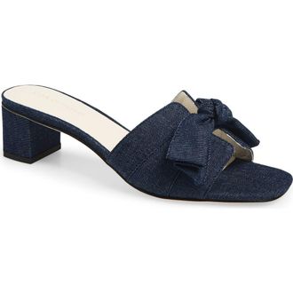Koko + Palenki Sidney Slide Sandal in Denim at Nordstrom, Size 7.5