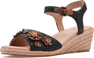 Gentle Souls Gibson Womens Shoes Black Raffia : 8.5 M