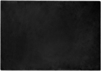 vidaXL Alfombra De Piel Sint&eacute;tica De Conejo Olite Negro 140 X 200 Cm Vidaxl