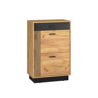Petits Meubles Mueble zapatero 2 puertas 1 caj&oacute;n fachada de mdf madera