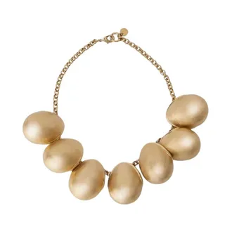 Jacquemus Necklaces, female, Yellow, Size: ONE SIZE Le Collier Raisin Necklace