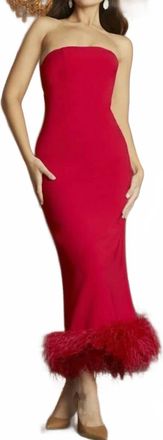 Jovani Womens Evening Dress In Red
