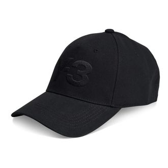 Yohji Yamamoto Caps, unisex, Black, Size: ONE SIZE Classic Logo Cap