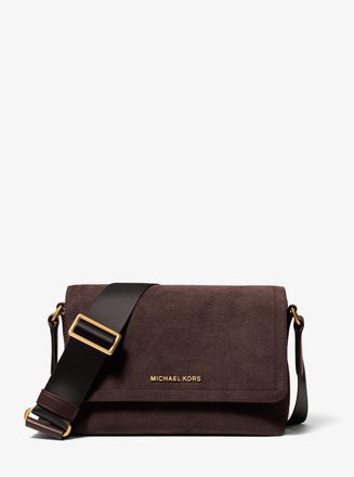 Michael Kors Hudson Mini Suede Messenger Bag