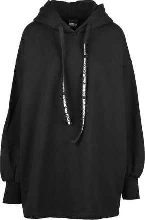 Comme des Fuckdown Black Cotton Sweatshirt