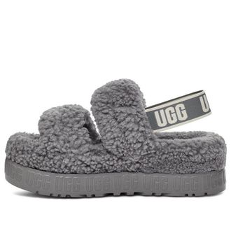 UGG (WMNS) UGG Oh Fluffita Slide Grey 1120876-LGH