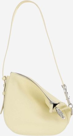 Burberry Womens Small Knight Leather Shoulder Bag Yellow