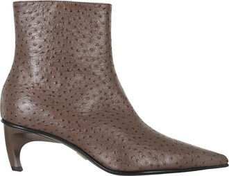 Giampaolo Viozzi Heeled Boots - Dames - Laarzen met Hak - Bruin - 41 EU - Leer - Schoenen