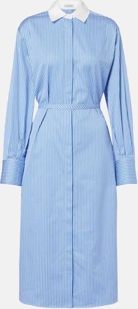 Altuzarra Floyd pinstripe cotton poplin shirt dress