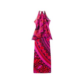 Pucci Dames, Jurken, Roze, Maat: S Zijde