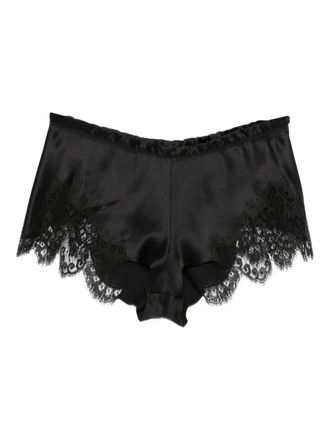Carine Gilson Floaty lace shorts - Black