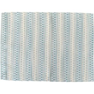Anaya with Love Summer Twist Indoor Outdoor Placemat in Aqua Blue at Nordstrom