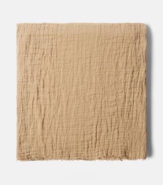 ONCE MILANO Linen throw