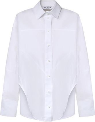 The Attico Shirt 001 - Dames - Overhemden - Wit - S - Overhemden