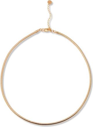 Brook & York Alanna Snake Chain Collar Necklace in Gold at Nordstrom