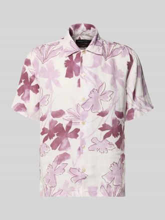 Marc O'Polo Relaxed Fit Freizeithemd aus reinem Leinen in Hellrot, Gr&ouml;&szlig;e XXXL